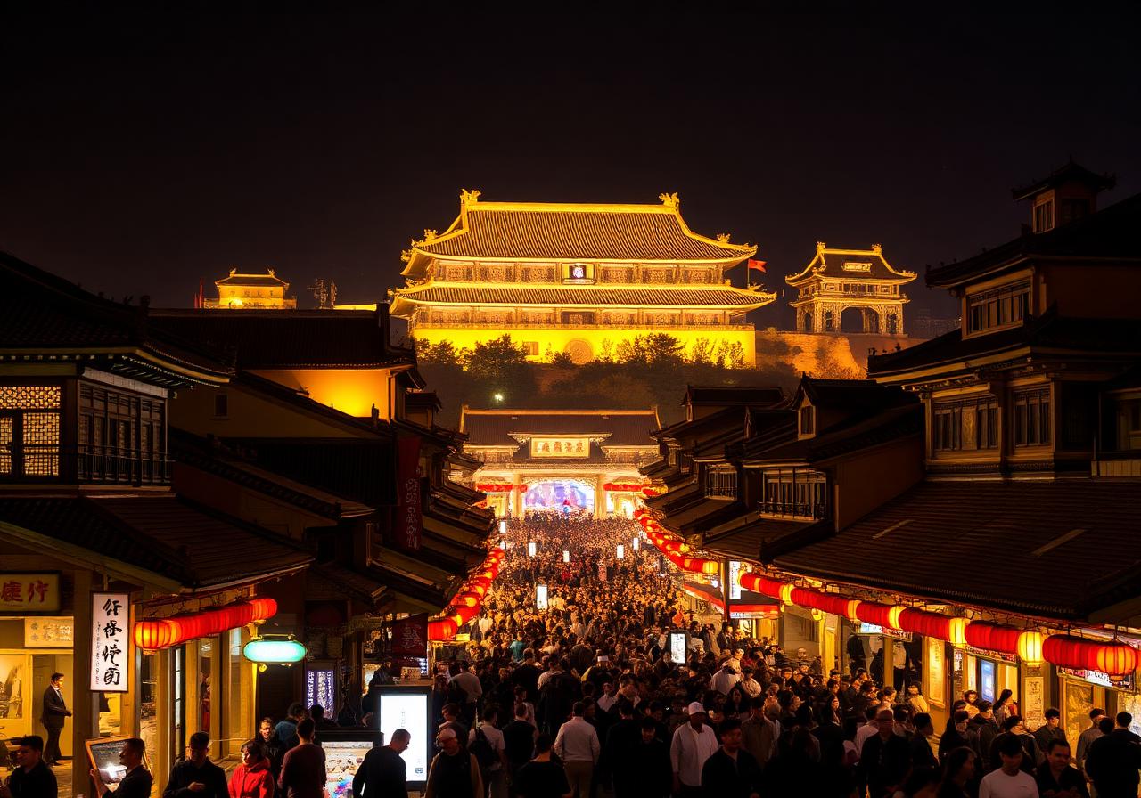 大唐不夜城夜景